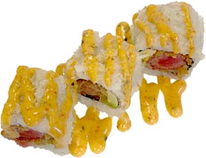 Crispy beef maki (3st.)